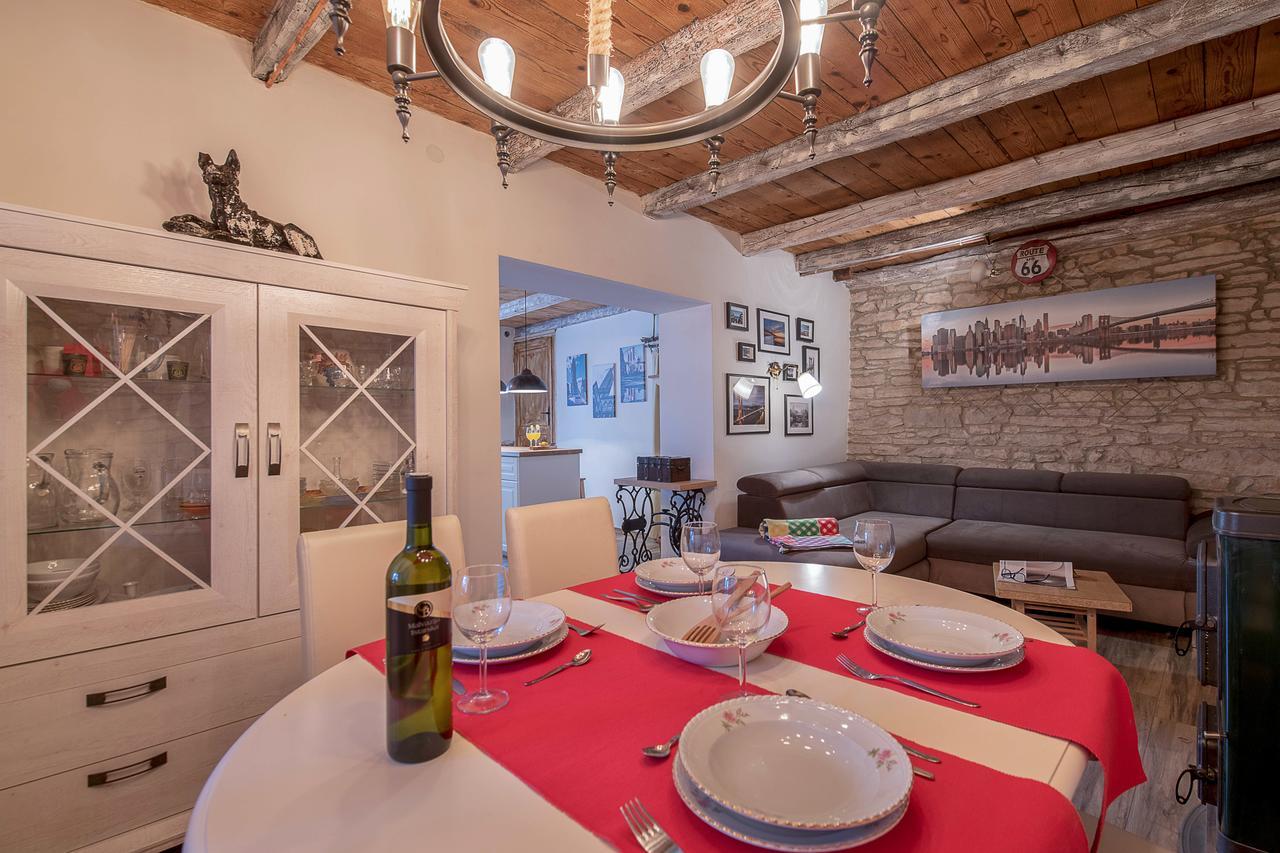 Rustic Istrian House Varesco Krnica Exteriör bild